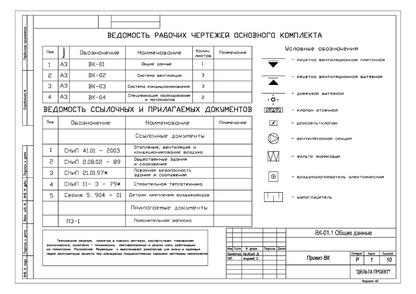 Revit ведомость чертежей